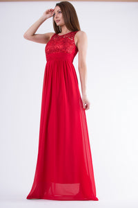 EVA & LOLA DRESS ROYAL RED 58001-6