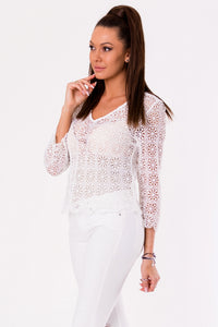 BLOUSE -WHITE 48024-1