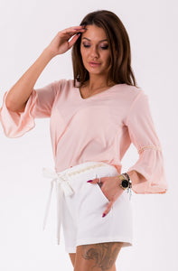 BLOUSE -POWDER PINK 46030-3