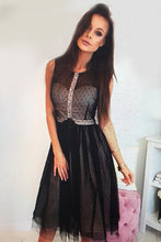 Load image into Gallery viewer, SOKY SOKA  DRESS BLACK 56007-1
