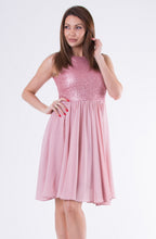 Load image into Gallery viewer, EVA &amp; LOLA DRESS OLD PINK 58006-3
