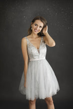 Load image into Gallery viewer, SENAT PRINCESS DRESS SILVER 64009-2
