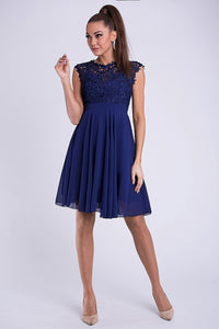 EVA & LOLA DRESS COBALT 26012-7