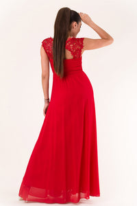 EVA & LOLA DRESS ROYAL RED 60005-6