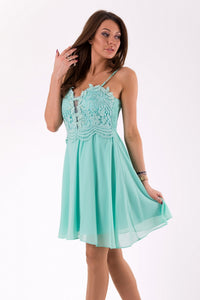 EVA&LOLA  DRESS GREEN 46040-1