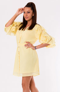 DRESS -SUNNY YELLOW 48026-2