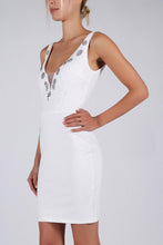 Load image into Gallery viewer, SOKY SOKA  DRESS WHITE 53018-1
