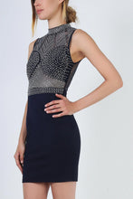 Load image into Gallery viewer, SOKY SOKA DRESS NAVY BLUE 53019-2
