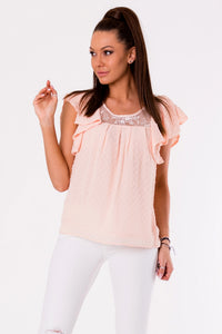 BLOUSE -POWDER PINK 48028-2