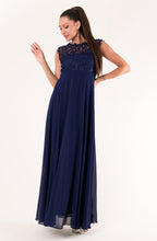 Load image into Gallery viewer, EVA &amp; LOLA DRESS NAVY BLUE 60005-3
