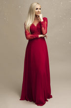 Load image into Gallery viewer, SENAT LACE DRESS CHERRY 67005-1
