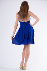 EVA & LOLA DRESS ROYAL BLUE 58005-2