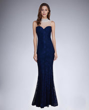 Load image into Gallery viewer, SOKY SOKA DRESS NAVY 53003-2
