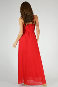 EVA & LOLA DRESS - RED 9709-4