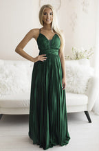 Load image into Gallery viewer, SENAT PLEATED DRESS BOOTLE GREEN 66001-4
