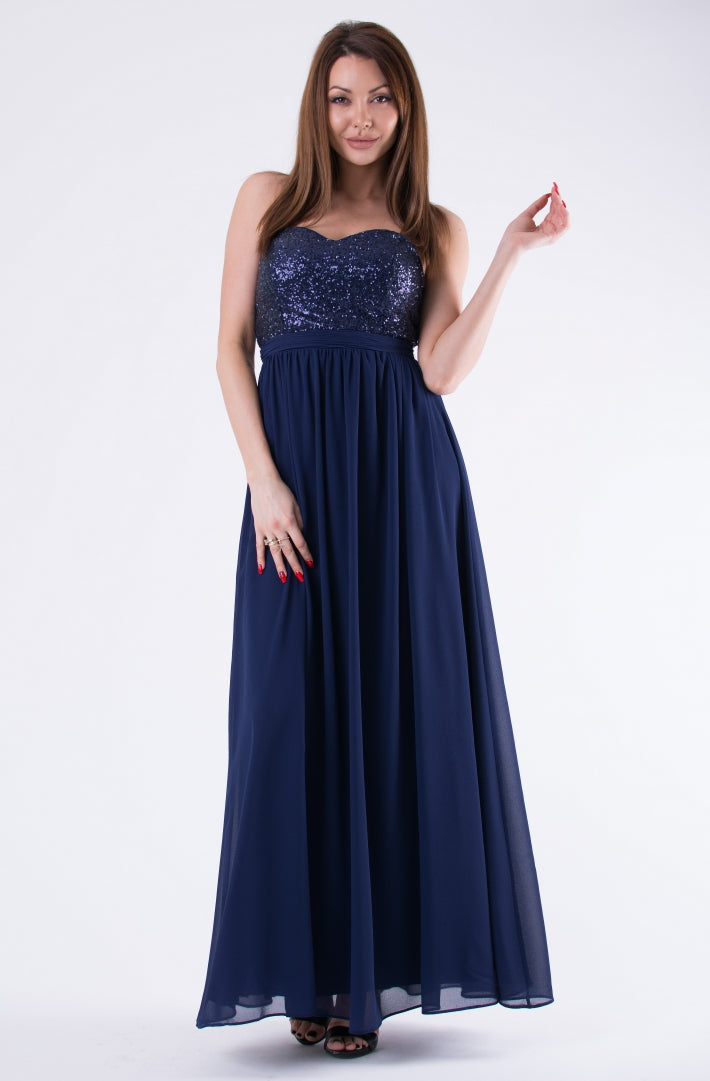 EVA & LOLA DRESS NAVY BLUE 58004-2