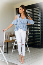 Load image into Gallery viewer, BLOUSE -BLUE 48027-4
