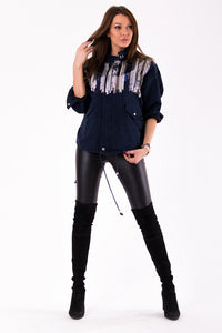 JACKET - NAVY BLUE 46005-1