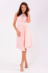 EVA&LOLA  DRESS POWDER PINK 51003-1