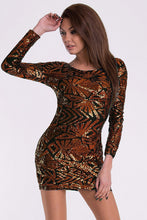 Load image into Gallery viewer, EVA &amp; LOLA DRESS - COPPER 10010-4
