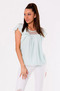 BLOUSE -BLUE 48028-3