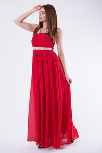 EVA & LOLA DRESS ROYAL RED 58002-2