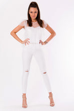 Load image into Gallery viewer, BLOUSE -WHITE48025-2
