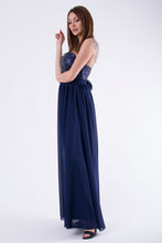 Load image into Gallery viewer, EVA &amp; LOLA DRESS NAVY BLUE 58004-2
