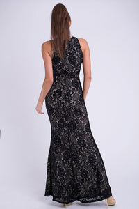 EVA & LOLA DRESS - BLACK 26011-4