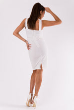 Load image into Gallery viewer, EMAMODA DRESS WHITE 49004-1
