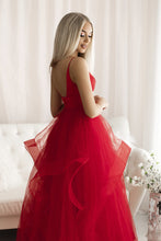 Load image into Gallery viewer, SENAT  PRINCESS DRESS RED 68001-2
