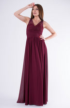 Load image into Gallery viewer, EVA &amp; LOLA DRESS eggplant 58003-1
