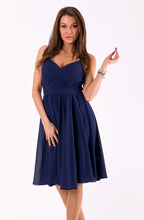 Load image into Gallery viewer, EVA&amp;LOLA  DRESS NAVY BLUE 46039-4
