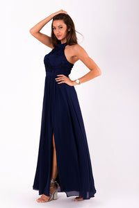 EVA&LOLA  DRESS NAVY BLUE 51009-6