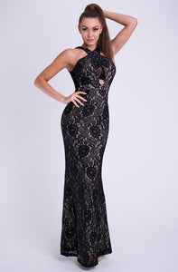 EVA & LOLA DRESS - BLACK 26011-4