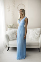 Load image into Gallery viewer, SENAT STYLISH  DRESS TURQUOISE 65004-4
