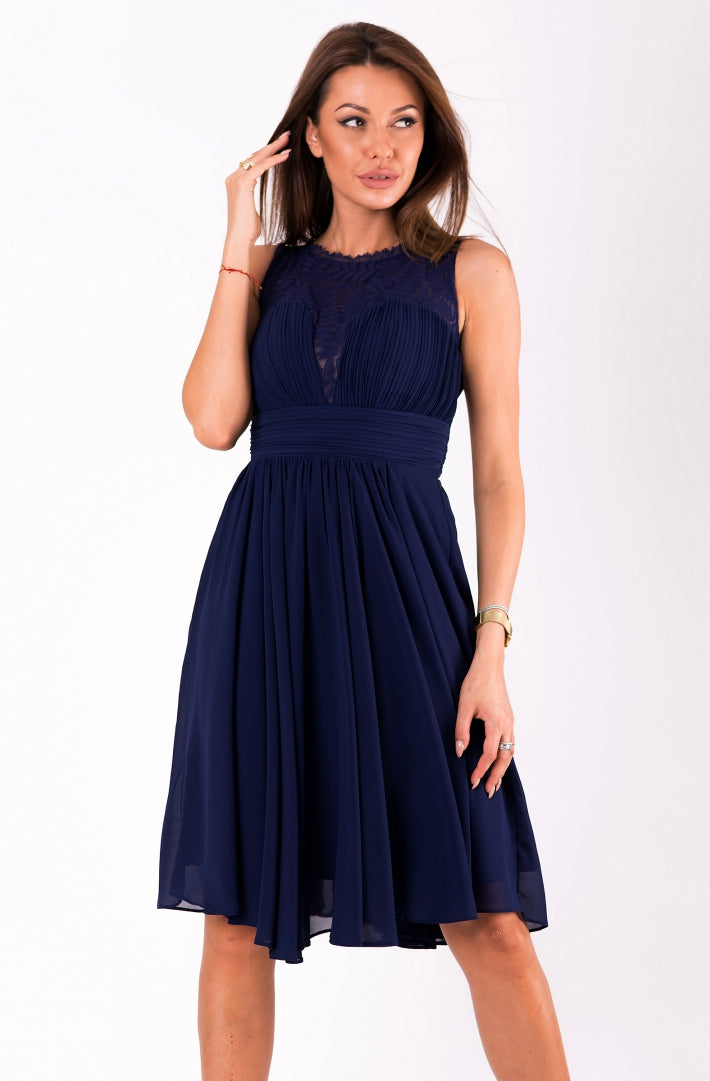 EVA&LOLA  DRESS NAVY BLUE 51003-3