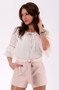 BLOUSE -CREAM 46043-2