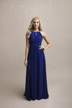 Load image into Gallery viewer, SENAT UNCOVERED BACK DRESS ROYAL BLUE 65003-2
