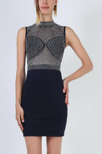 Load image into Gallery viewer, SOKY SOKA DRESS NAVY BLUE 53019-2
