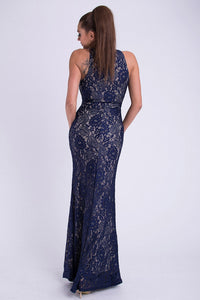 EVA & LOLA DRESS - BLUE 26011-3