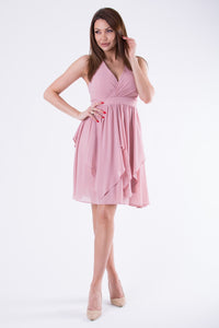 EVA & LOLA DRESS OLD PINK 58005-4