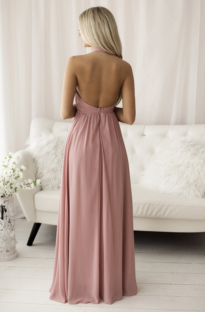 SENAT OPEN BACK  DRESS PINK 68006-2