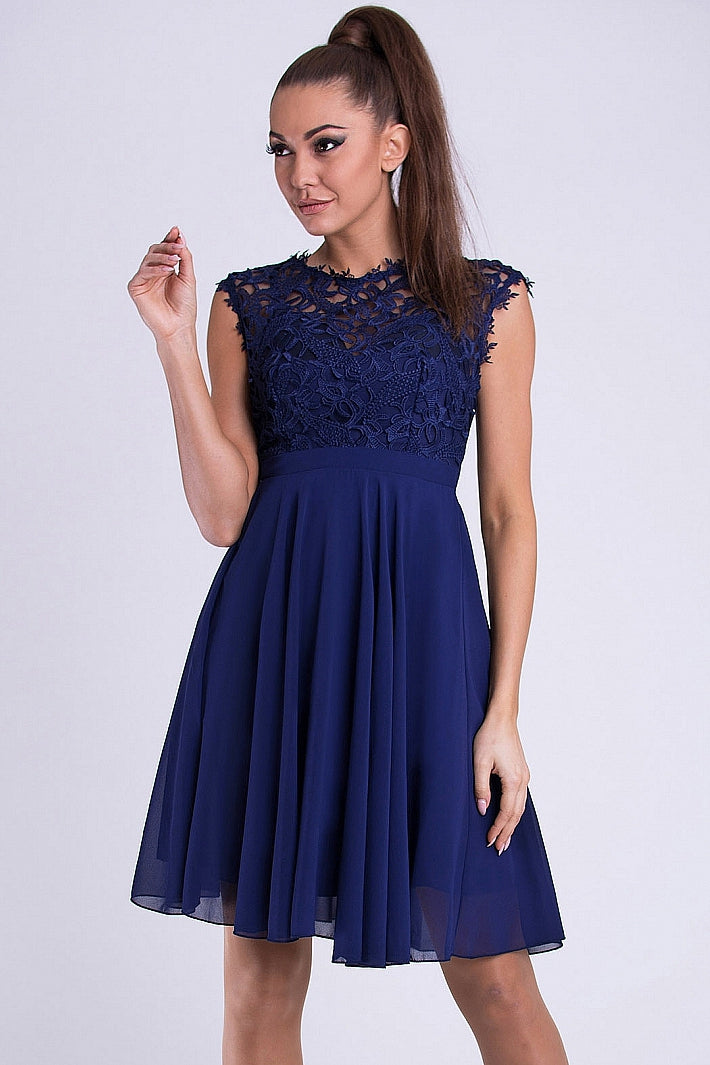 EVA & LOLA DRESS COBALT 26012-7