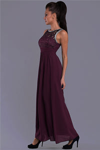 EVA & LOLA dress- EGGPLANT 7815-9