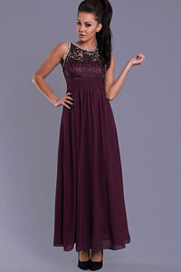 EVA & LOLA dress- EGGPLANT 7815-9