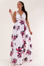 Load image into Gallery viewer, EVA &amp; LOLA FLOWERS DRESS WHITE 60006-1
