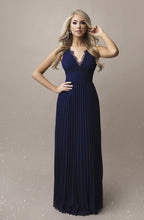 Load image into Gallery viewer, SENAT STYLISH  DRESS NAVY BLUE 65004-2
