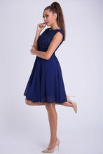 Load image into Gallery viewer, EVA &amp; LOLA DRESS COBALT 26012-7
