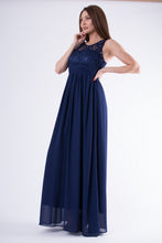 Load image into Gallery viewer, EVA &amp; LOLA DRESS NAVY BLUE 58001-2
